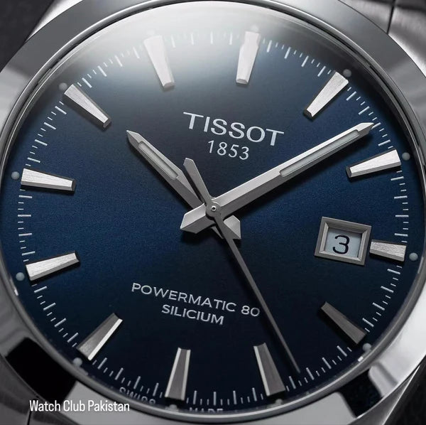 TISSIT GENTLEMAN POWERMATIC 80 SILICIUM Blue dial